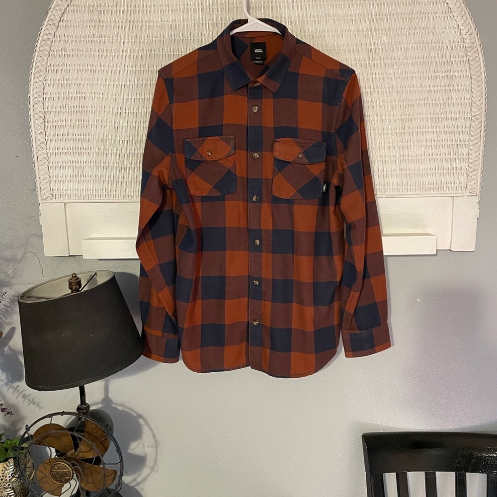 Vans Mens Buffalo Plaid Shirt - Picture 2 of 7
